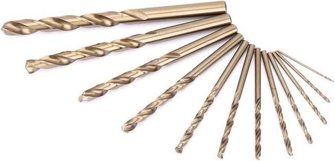 74pc M35 Cobalt Industrial Strength Carbide Tip Twist Drill Bit, High Speed Steel Hardened Metal for Stainless Steel, Cast Iron, Wood and Plastic(1.0-8.0mm) in Saudi Arabia