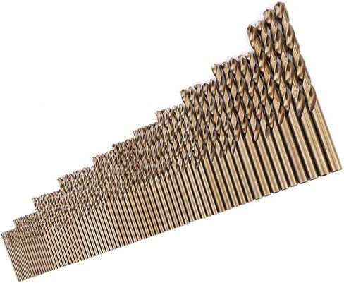 74pc M35 Cobalt Industrial Strength Carbide Tip Twist Drill Bit, High Speed Steel Hardened Metal for Stainless Steel, Cast Iron, Wood and Plastic(1.0-8.0mm) in Saudi Arabia