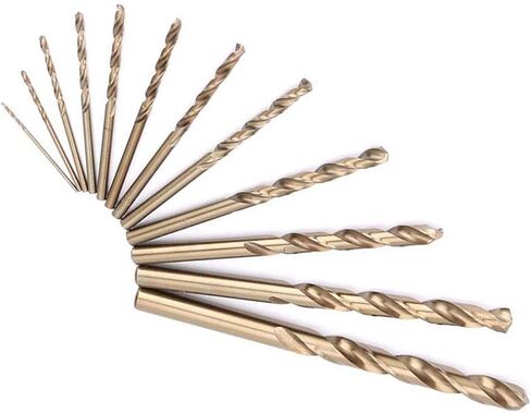 74pc M35 Cobalt Industrial Strength Carbide Tip Twist Drill Bit, High Speed Steel Hardened Metal for Stainless Steel, Cast Iron, Wood and Plastic(1.0-8.0mm) in Saudi Arabia