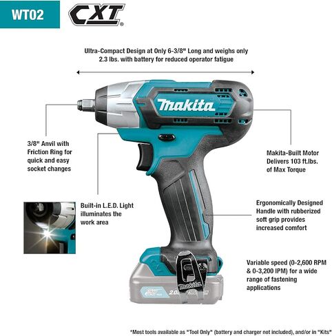 Makita WT02Z-R 12V MAX CXT LITHIUM-ION 3/8 in. in Saudi Arabia