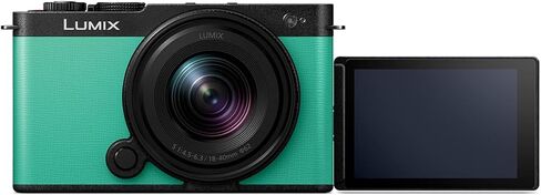 كاميرا Panasonic Lumix S9 بدون مرآة مع Lumix S 18-40 مم F/4.5-6.3 عدسة ، Mint Green ، حزمة مع 64 جيجا بايت 64 جيجا بايت UHS-II SDXC بطاقة ، Alpine 120 كتف الكتف ، DMW-BLK22 LITHIUM-ION in Kuwait