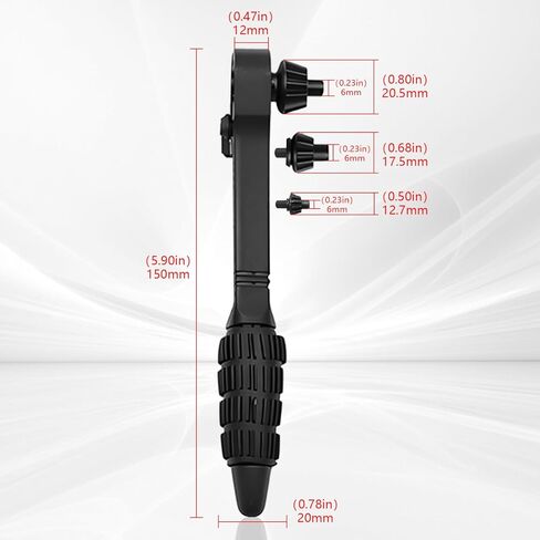 2-in-1 Ratchet Drill Drill مفتاح مفتاح ، أداة استبدال مفتاح Chuck للتدريب ، وأداة تثبيت التثبيت القابلة للتبديل العالمي ، متوافقة مع معظم التدريبات الكهربائية وأدوات الطاقة in Kuwait