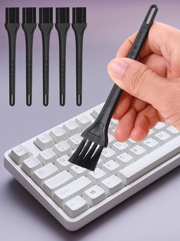 5Pcs Mini Keyboard Cleaning Brushes for Computer Keyboard Motherboard Camera Small Space, PP Handle Nylon Anti Static Electronic Dust Cleaning Brush in Saudi Arabia