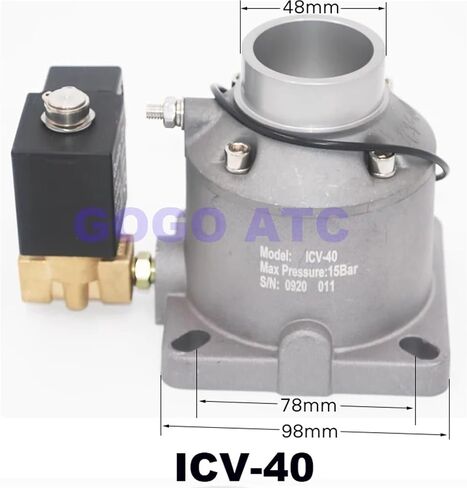 AIV-40C/40F/40J/40E-K AIV-40B-G ICV-40 صمام ضاغط الهواء المسمار الصغير 20P 11 ~ 15KW محددات صمام ضاغط الهواء (AIV-40J-K) in Saudi Arabia