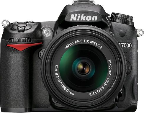 Nikon D7000 16.2 Megapixel Digital SLR كاميرا SLR مع عدسة 18-55 مم (أسود) (متجدد) in Saudi Arabia