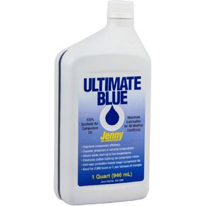 Air Compressor Oil 100% Synthetic 1 QT Quart Jenny Ultimate Blue 105-1209 in Saudi Arabia