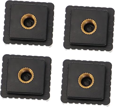 POPETPOP 4Pcs Hot Shoe Mount Bracket with Threaded Hole for Camera Accessories Durable Flash Adapter Quick Release for Speedlight LED Light Use in Saudi Arabia