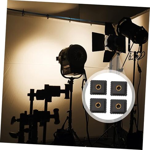 POPETPOP 4Pcs Hot Shoe Mount Bracket with Threaded Hole for Camera Accessories Durable Flash Adapter Quick Release for Speedlight LED Light Use in Saudi Arabia