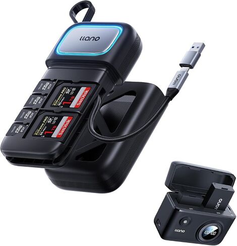 بطاريات LLANO 2-Pack LP-E10 وشاحن بطارية T7 T7 T7 ، وقارئ بطاقة SD/Micro SD عالية السرعة 2 في 1 in Saudi Arabia