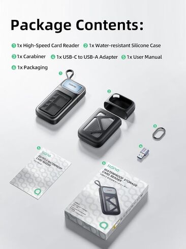 بطاريات LLANO 2-Pack LP-E10 وشاحن بطارية T7 T7 T7 ، وقارئ بطاقة SD/Micro SD عالية السرعة 2 في 1 in Saudi Arabia