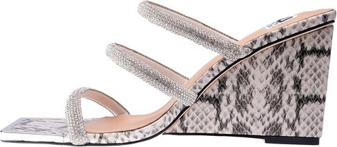 Ninety Union Angel 3 Band Metallic Snake Open Toe Wedge Slide in Saudi Arabia