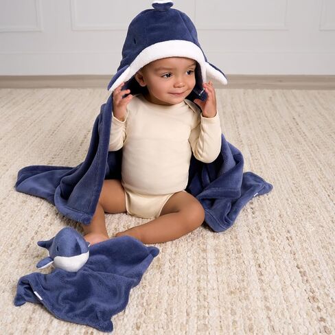 Gerber Baby للجنسين بطانية يمكن ارتداؤها وبطانية أمان ، الحيوانات + Geos محايدة ، مقاس واحد in Saudi Arabia