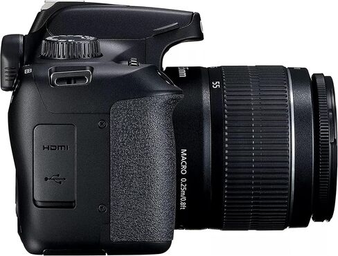 Canon EOS 4000D (Rebel T100) DSLR Camera W/18-55mm F/3.5-5.6 Zoom Lens + 2x 64GB Memory + Case + Filters + Tripod + More (حزمة 35pc) (متجددة) in Saudi Arabia