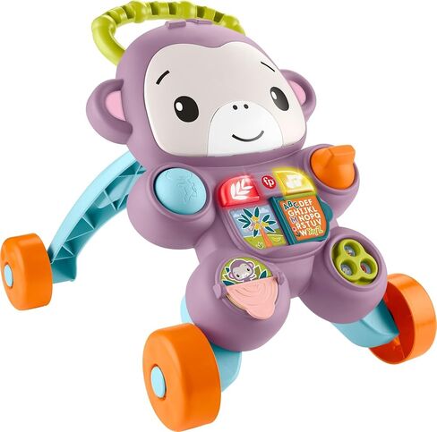 لعبة Price Price Baby Push Toy Learn Monkey Walker Musical Activity مع الأضواء للأطفال الذين تتراوح أعمارهم بين 6 أشهر in Kuwait