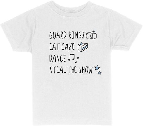 Cute Ring Bearer List Toddler Kids T-Shirt in Kuwait