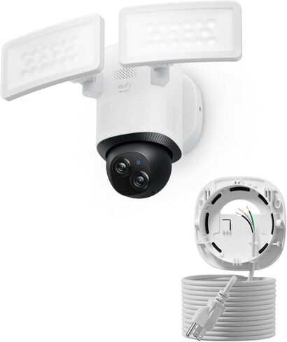 كاميرا Eufy Clame E340 (مع كابل AC) مع Homebase S380 (قاعدة المنزل 3) ، كاميرا أمان في الهواء الطلق ، 360 درجة PTZ ، 24/7 تسجيل ، 2.4 جم/5G Wi-Fi ، الكشف عن الحركة ، صفارات الإنذار المدمجة ، لا رسوم شهرية in Kuwait