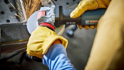 BOSCH GWX14-60PBD 6 In. X-LOCK™ Angle Grinder - 13-Amp Motor, 9,700 rpm, Lightweight Design, Paddle Switch, Brake System, Anti-Vibration Handle, KickBack Control, Overload Protection in Saudi Arabia