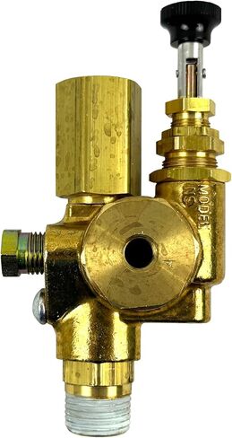 صمام تفريغ الاستبدال لـ Northstar 780854 ، 1/2 "FNPT TOP Inlet X 1/2" Mnpt ، صمام Combo Disloader Pilot ، 110-130 PSI in Kuwait