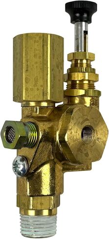 صمام تفريغ الاستبدال لـ Northstar 780854 ، 1/2 "FNPT TOP Inlet X 1/2" Mnpt ، صمام Combo Disloader Pilot ، 110-130 PSI in Kuwait