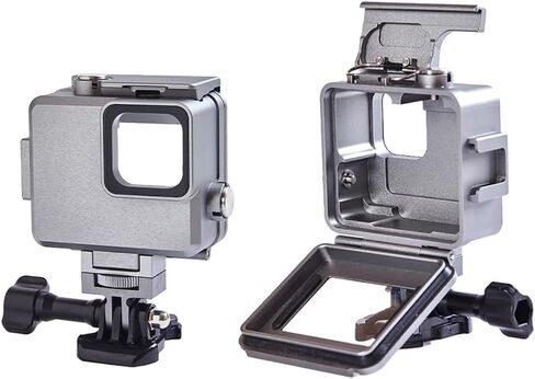 Diving Waterproof Housing Case for Hero 11 Mini Action Camera Underwater 60m 80m Vlog Shell Protective Frame (Type B Plastic 60M) in Kuwait