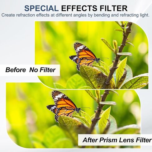 PATIKIL 58 مم مرشح DIOPTER مقسمة ، PRISM DIPPTER DIOPTER HAYPERS EFFERS FILLES FILLES in Kuwait