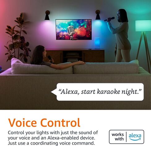 Echo Show 21 مع Amazon Basics Smart Bulb in Saudi Arabia