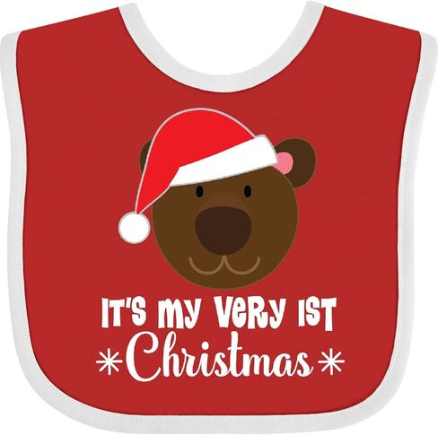 inktastic 1st عيد الميلاد عطلة الدب Bib bib in Kuwait