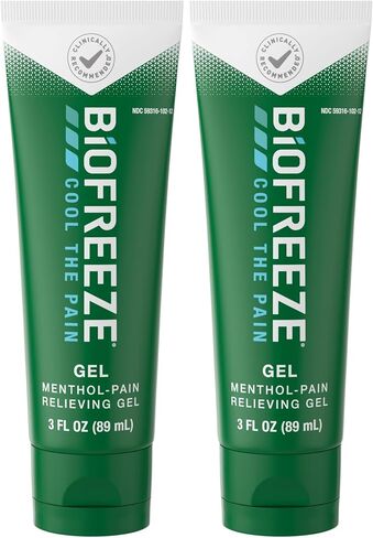Biofreeze Menthol Gel 3 FL OZ Tube Associated With Sore Muscles, Arthritis, Backaches, Strains, Bruises, Sprains & Joint Pain (Packaging May Vary) in Saudi Arabia