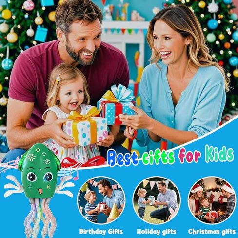 الرقص Octopus Toy Toy Electric Crawling Baby Toy with Lights & Music Tummy Time Octopus Toy | تعبيرات DIY ، تجنب العقبات | للبنين والبنات عيد ميلاد هدية الحفلات ، عيد الميلاد (أصفر) in Kuwait