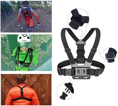 Navitech 18 in 1 Action Camera Accessories Kit Kit مع EVA Case متوافق مع Vivitar DVR786HD Action Camcorder in Saudi Arabia