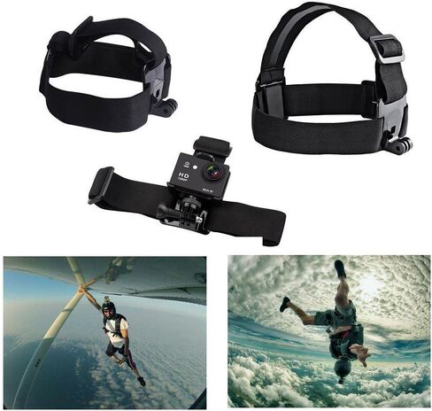 Navitech 18 in 1 Action Camera Accessories Kit Kit مع EVA Case متوافق مع Vivitar DVR786HD Action Camcorder in Saudi Arabia