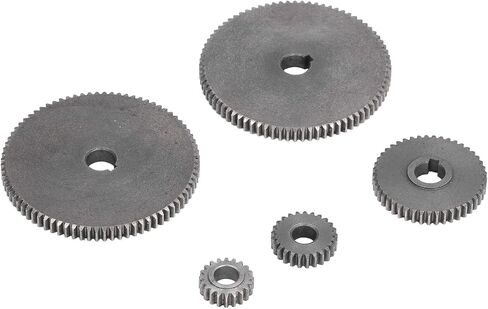 5Pcs Lathe Gear Metal Mini T80 T45 T25 T20 Accessory Replacement Set Kit for Cutting Professional Accessories in Saudi Arabia
