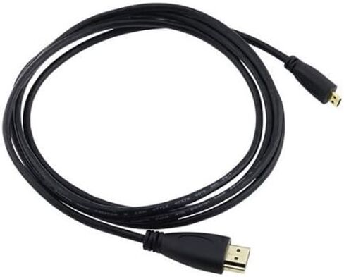 Synergy Digital Camera HDMI Cable, Works with Nikon Z50 Digital Camera, 5 Ft. High Definition Micro HDMI (Type D) to HDMI (Type A) HDMI Cable in Saudi Arabia