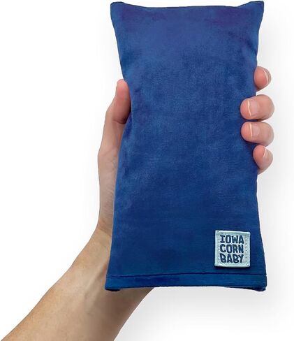 Mini - Microwavable Heating Pad & Reusable Cold Pack - Weighted Heating Pad for Cold Hands, Sore Neck, Achy Wrists - 4" x 8" - 1 lb (Jade Green) in Kuwait