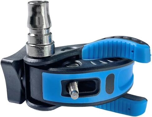 Reciprocating Machine Extension Rod with Vac-U-Lock Quick Connector for Pneumatic Tools | Stainless Steel Accessory 9.7" | Replacement for KlicLok & Standard Air Systems in Saudi Arabia