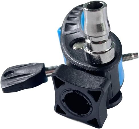 Reciprocating Machine Extension Rod with Vac-U-Lock Quick Connector for Pneumatic Tools | Stainless Steel Accessory 9.7" | Replacement for KlicLok & Standard Air Systems in Saudi Arabia