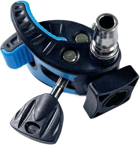 Reciprocating Machine Extension Rod with Vac-U-Lock Quick Connector for Pneumatic Tools | Stainless Steel Accessory 9.7" | Replacement for KlicLok & Standard Air Systems in Saudi Arabia