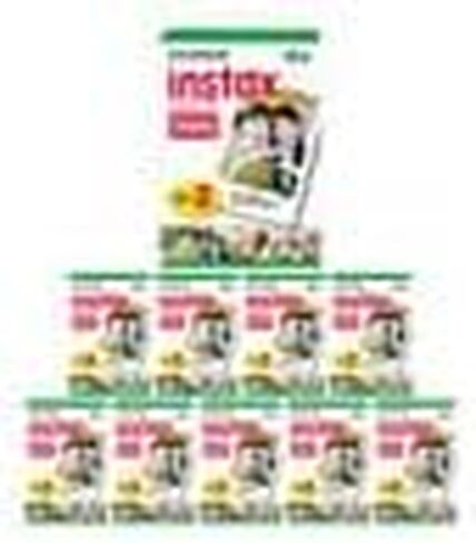 Fujifilm Instax Mini Twin Film Pack (200 تعرض) حزمة (10 عناصر) in Saudi Arabia