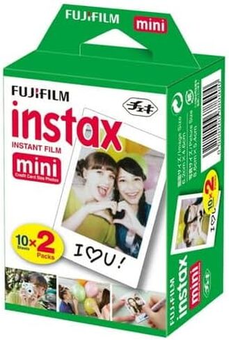 Fujifilm Instax Mini Twin Film Pack (200 تعرض) حزمة (10 عناصر) in Saudi Arabia