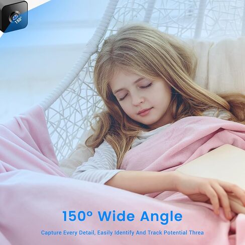 4K WIFI Home Security Camera Wireless Mini Indoor Hidden Spy Camera 4K HD With Night Vision Function, Motion Detection Application Built-in Battery Cat And Dog Camera For Home Security Dog Pet Camera in Kuwait