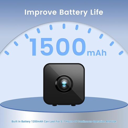 4K WIFI Home Security Camera Wireless Mini Indoor Hidden Spy Camera 4K HD With Night Vision Function, Motion Detection Application Built-in Battery Cat And Dog Camera For Home Security Dog Pet Camera in Kuwait