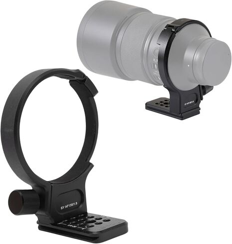 Gugxiom Metal Lens Tripod Collar Mount Ring Fit for SAMYANG AF135 F1.8 Lens Collar Foot Tripod Mount Ring Stand Base Built in 70mm QR Plate, Lens Collar Tripod Mount in Saudi Arabia