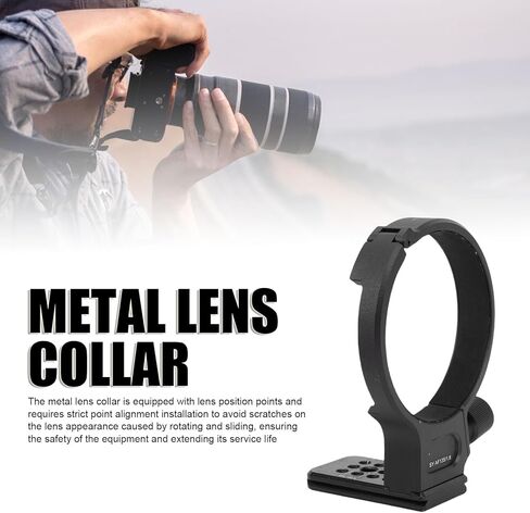 Gugxiom Metal Lens Tripod Collar Mount Ring Fit for SAMYANG AF135 F1.8 Lens Collar Foot Tripod Mount Ring Stand Base Built in 70mm QR Plate, Lens Collar Tripod Mount in Saudi Arabia