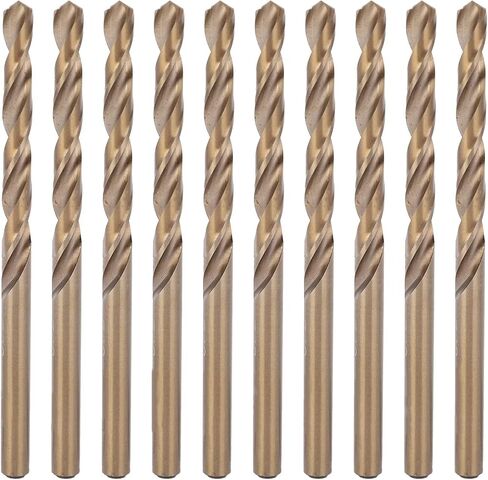 10pcs تويست تويست الحفر HSS مستقيم شانك فولاذ تدريبات أدوات الأجهزة المعدنية للمواد الصلب الحفر (5.2 مم) in Saudi Arabia