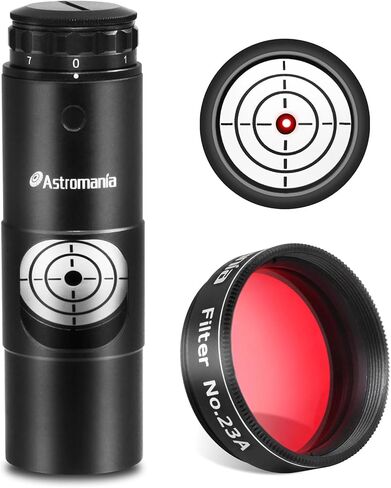 Astromania 1.25" Color/Planetary Filter - #23A Red - Bundle with - Laser Collimator Alignment 1.25 Inch in Saudi Arabia