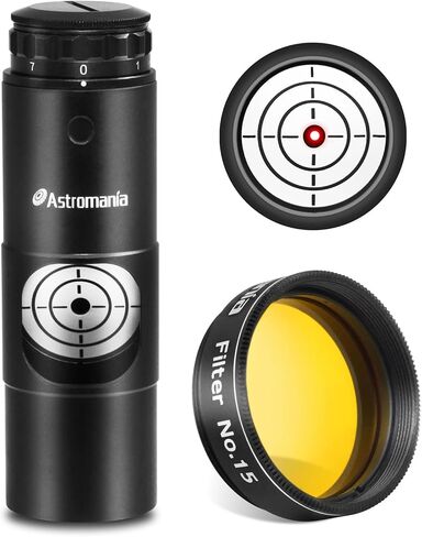 Astromania 1.25" Color/Planetary Filter - #15 Yellow-Orange - Bundle with - Laser Collimator Alignment 1.25 Inch in Saudi Arabia