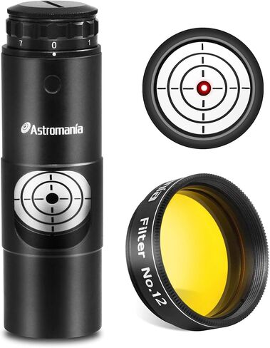 Astromania 1.25" Color/Planetary Filter - #12 Yellow - Bundle with - Laser Collimator Alignment 1.25 Inch in Saudi Arabia