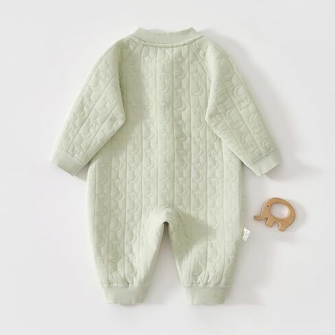 Baby Boys Girls Romper Clothes Long Sleeve Newborn Coming Home Outfits Infant Striped Solid Bodysuit Jumpsuit in Kuwait