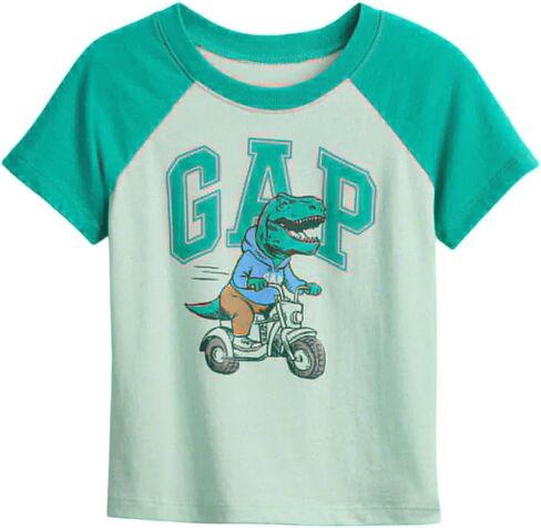 الفجوة Baby Boys's Short Sleeve Raglan Logo Tee Tee in Kuwait