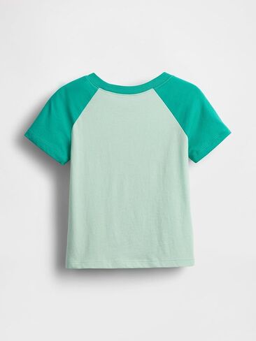 الفجوة Baby Boys's Short Sleeve Raglan Logo Tee Tee in Kuwait